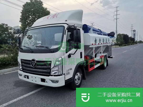 湖北出售二手10方散裝豬飼料運輸車