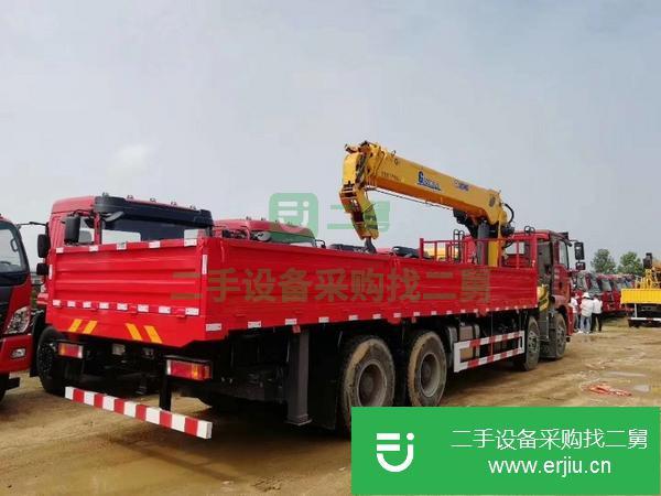 甘肅出售二手陜汽德龍前四后八隨車吊