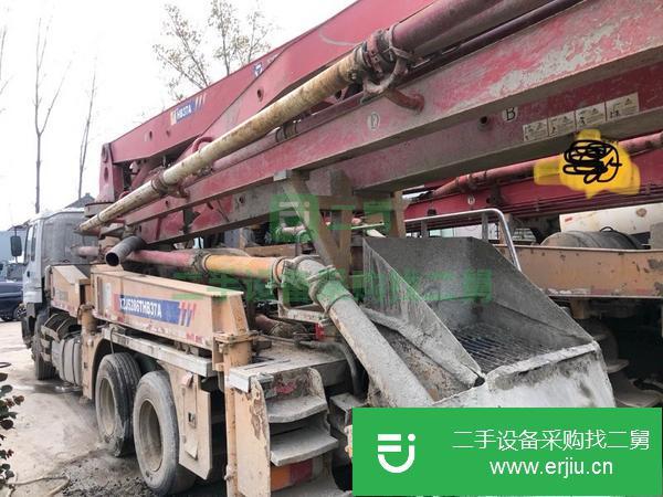河南出售二手徐工37米泵車