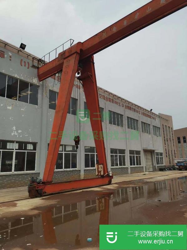 河南出售二手16噸跨度20米包廂龍門吊
