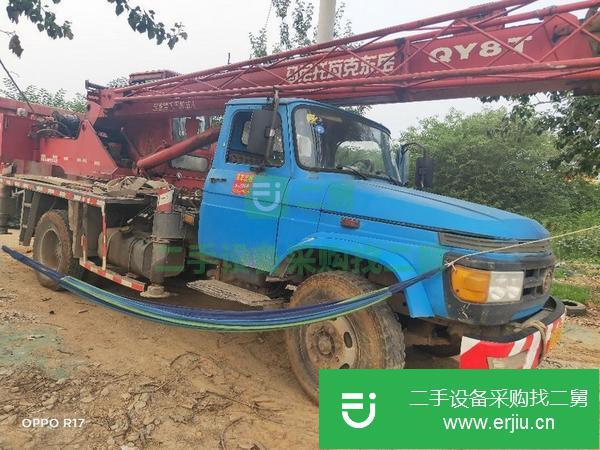 山東出售二手八噸吊車，可以提檔過戶，車況好