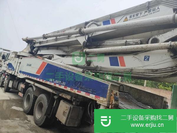 河北出售二手中聯泵車，五十鈴52米底盤，六節臂，20多萬方，手續齊全！