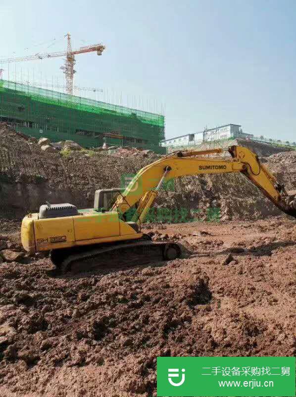浙江出售二手住友SH350-A5挖掘機