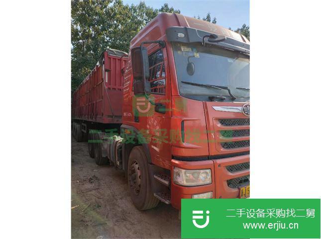 河北出售二手青島解放半掛車