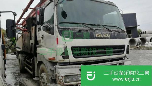 浙江出售二手五十鈴46米泵車