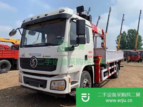 新疆出售二手陜汽德龍單橋8噸隨車吊