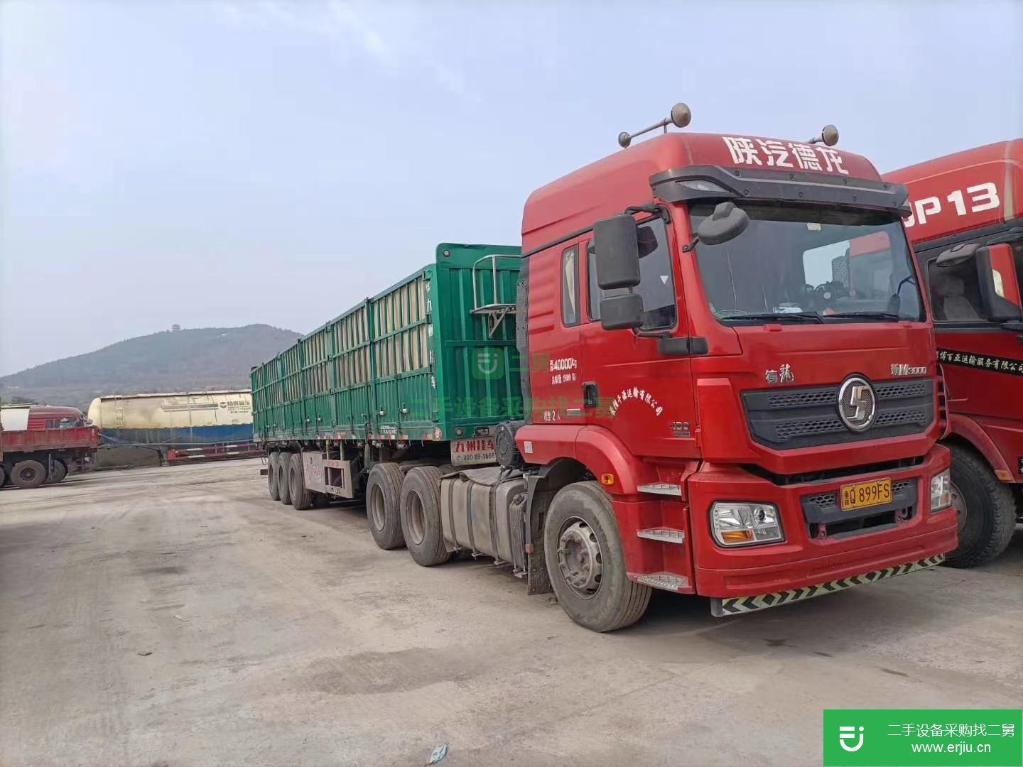 山東出售二手德龍半掛車