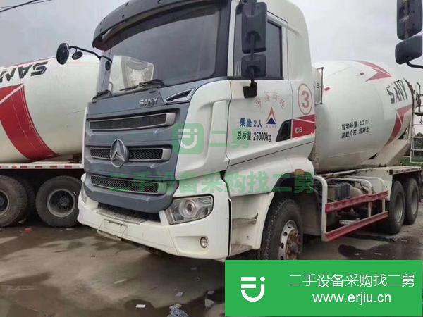 內(nèi)蒙古出售二手國(guó)五大12方三一攪拌車