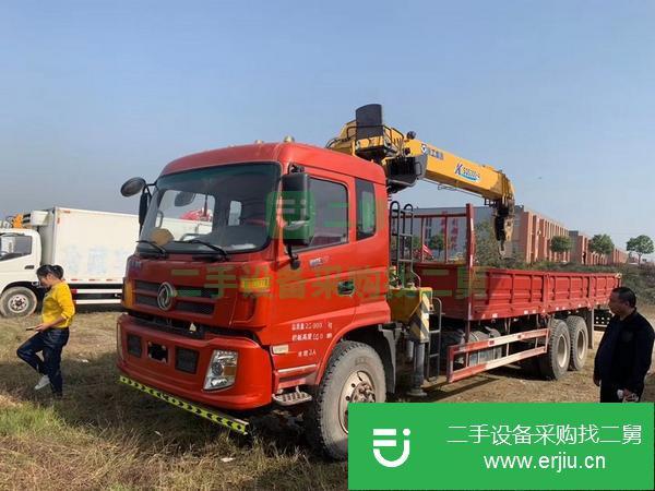 云南出售二手徐工12噸后八輪隨車吊