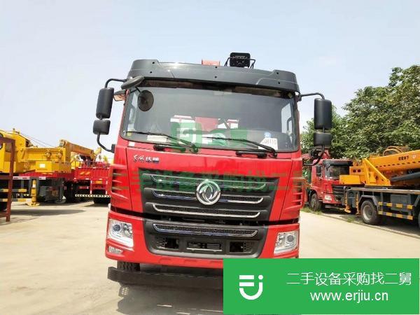 湖北出售二手東風(fēng)華神F5單橋8噸直臂隨車吊