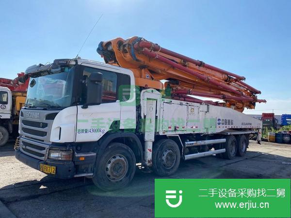 河南出售二手斯坦尼亞56米泵車