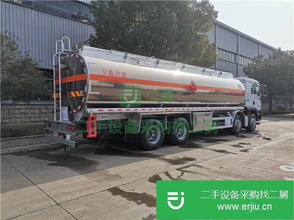 廣西出售二手汕德卡前四后八20噸鋁合金油罐車