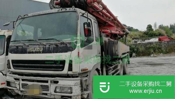 浙江出售二手五十鈴46米泵車
