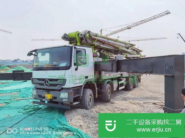 河北出售二手17年中聯56米泵車