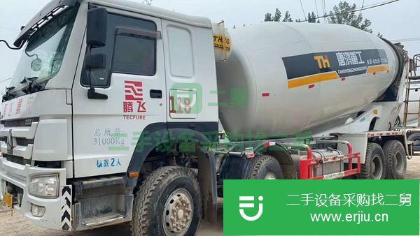 吉林出售二手豪沃國五排放唐鴻上裝大20方攪拌車