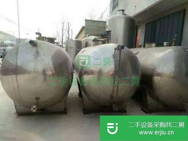 山東出售二手不銹鋼儲罐
