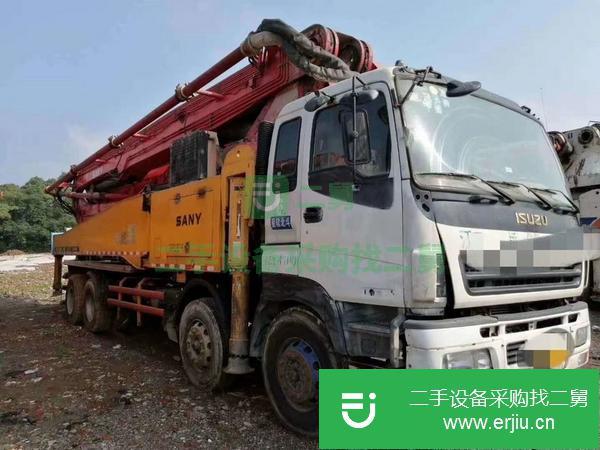 河北出售二手11年三一56米泵車