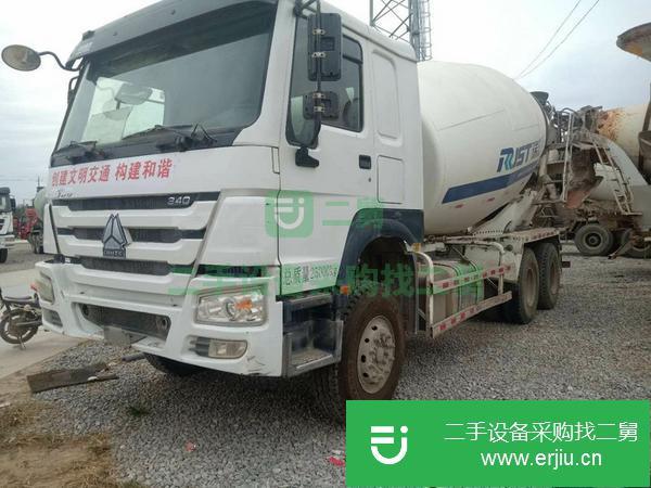 山東出售二手17年國五15方豪沃瑞江攪拌車
