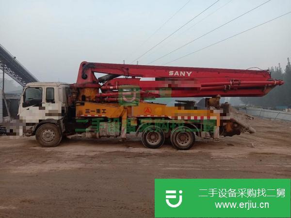 河北出售二手三一37米泵車