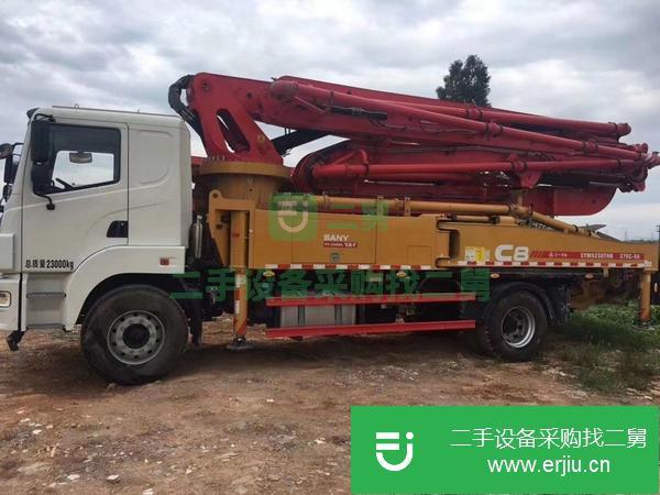 湖南出售二手三一37米泵車