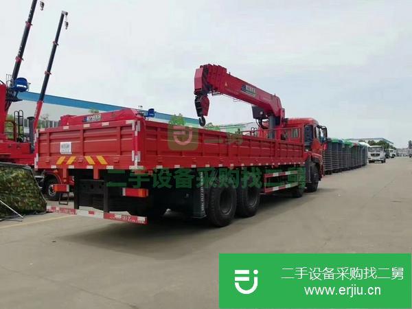 湖北出售二手東風(fēng)天龍前四后八康機(jī)270馬力隨車吊