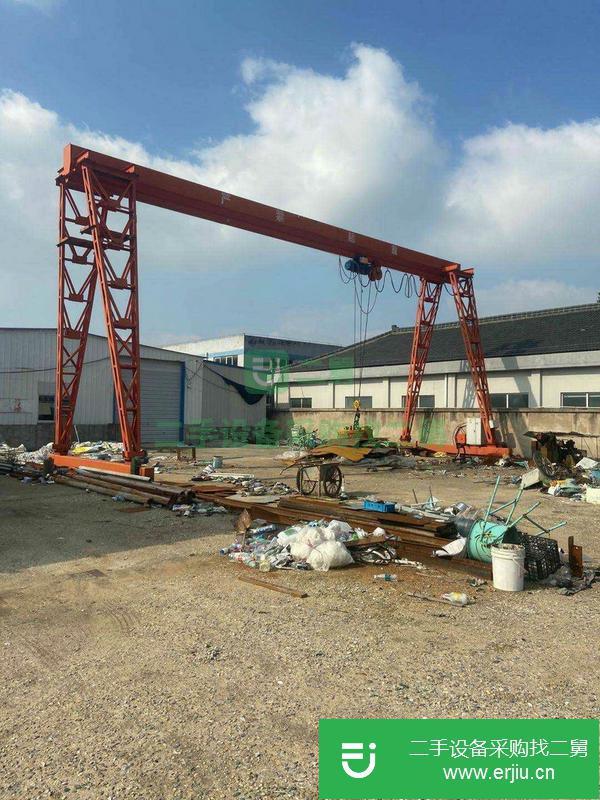 天津出售二手5噸跨度12米龍門吊