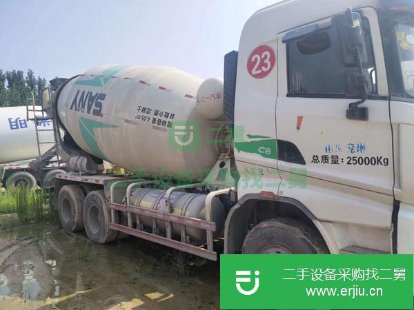 河北出售二手三一C8-LNG攪拌車大12方