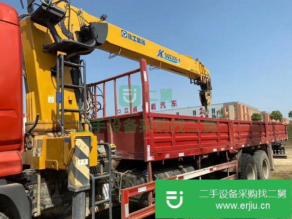 湖北出售二手后八輪隨車吊