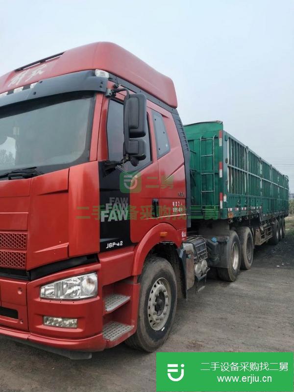 河北出售二手解放牽引車，420馬力雙驅。