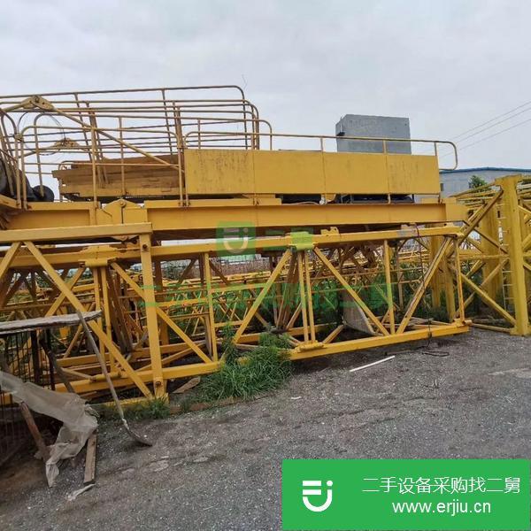 河北出售二手45米8噸中聯塔吊，所有小件齊全手續齊全