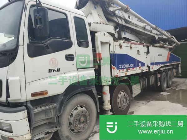 河北出售二手中聯泵車，五十鈴52米底盤，六節臂，20多萬方，手續齊全！