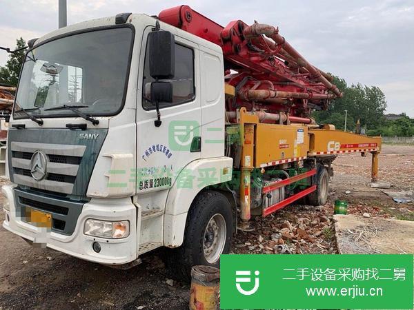 江蘇出售二手三一37米泵車