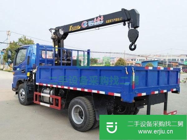 湖北出售二手藍牌江淮3.2噸隨車吊