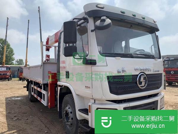 新疆出售二手陜汽德龍單橋8噸隨車吊