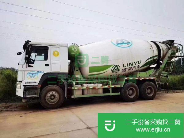 湖南出售二手大16方國五豪沃攪拌車