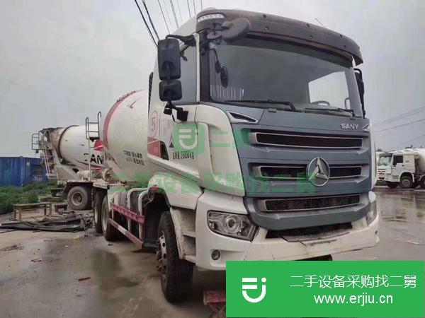 內(nèi)蒙古出售二手國(guó)五大12方三一攪拌車