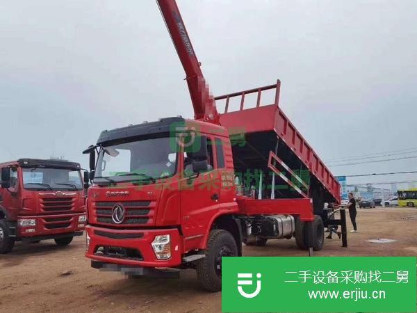 黑龍江出售二手后八輪12噸隨車吊