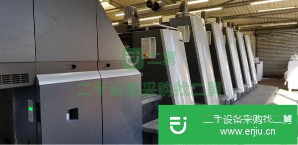 上海出售二手2014年海德堡xL75-5+L四開五色印刷機