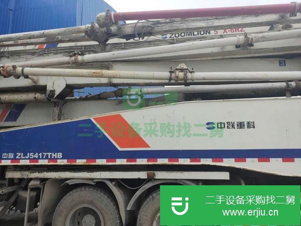 河北出售二手中聯泵車，五十鈴52米底盤，六節臂，20多萬方，手續齊全！