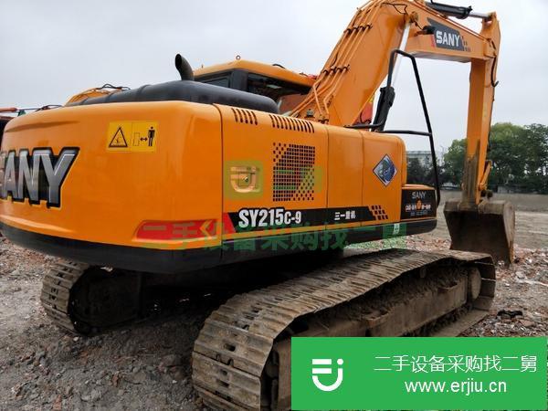 青海出售二手三一SY215-9挖掘機