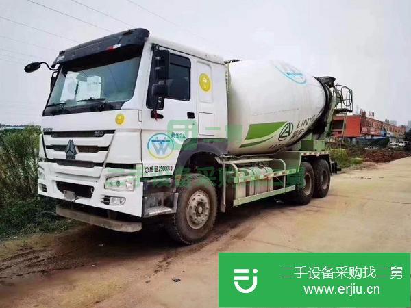 湖南出售二手大16方國五豪沃攪拌車