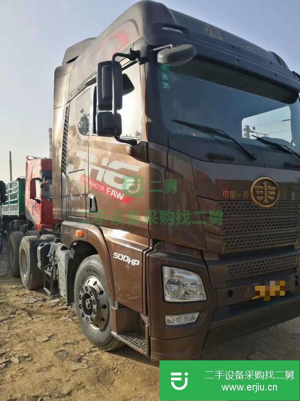 江蘇出售二手解放JH6雙驅500牽引車