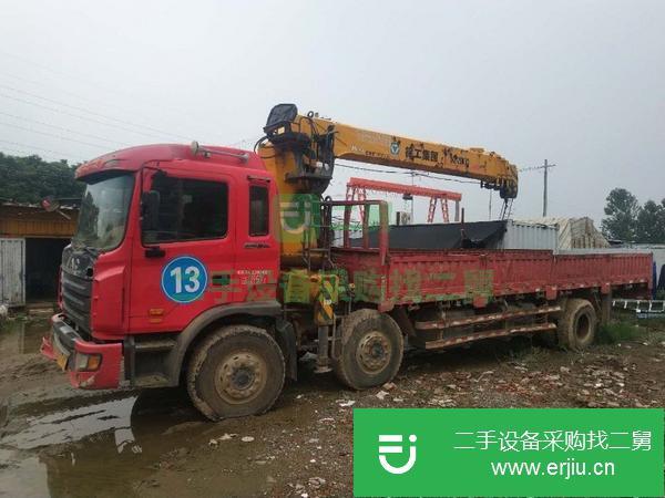 江蘇出售二手徐工8米5前四后四12噸隨車吊