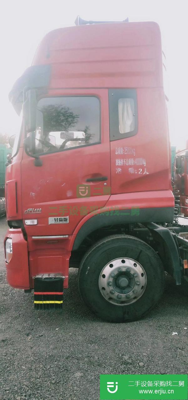 河北出售二手東風天龍牽引車，車況原版，全車三包輪胎，鋁合金鋼圈