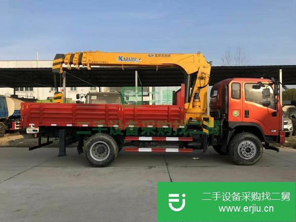 安徽出售二手大運8噸隨車吊