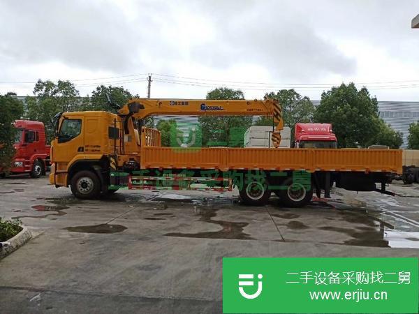 湖北出售二手后雙橋徐工14噸5節臂雙聯泵隨車吊