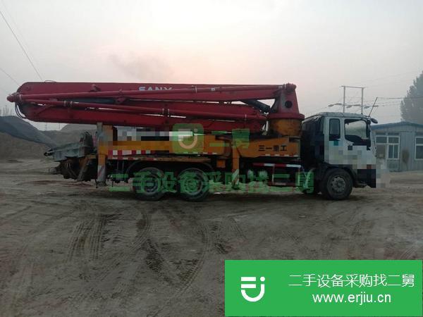 河北出售二手三一37米泵車
