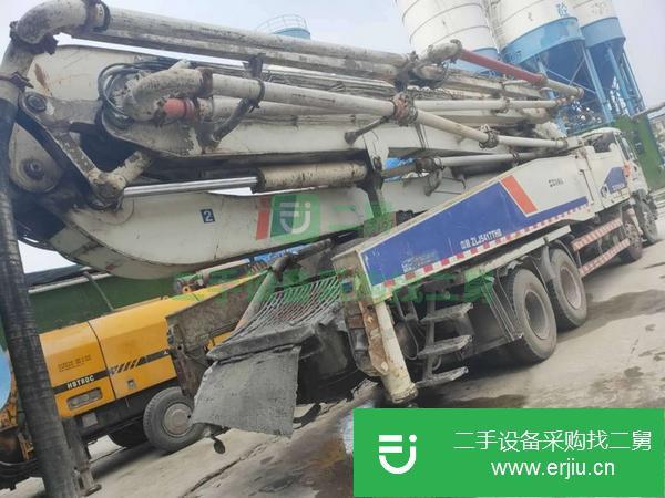河北出售二手中聯泵車，五十鈴52米底盤，六節臂，20多萬方，手續齊全！