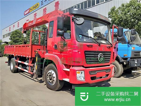 山東出售二手三一10噸單橋吊車，玉柴180馬力國五發動機