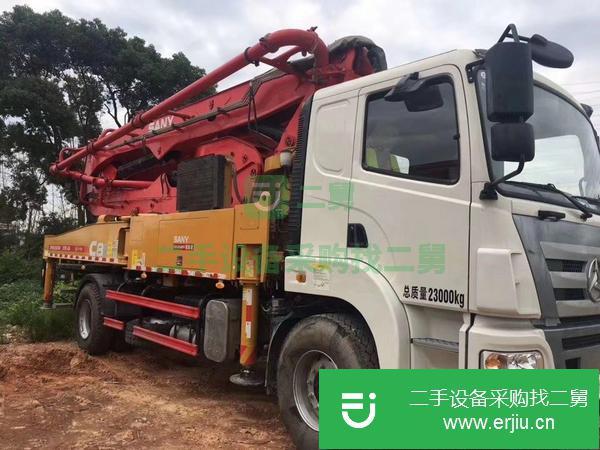 山東出售二手三一37米泵車